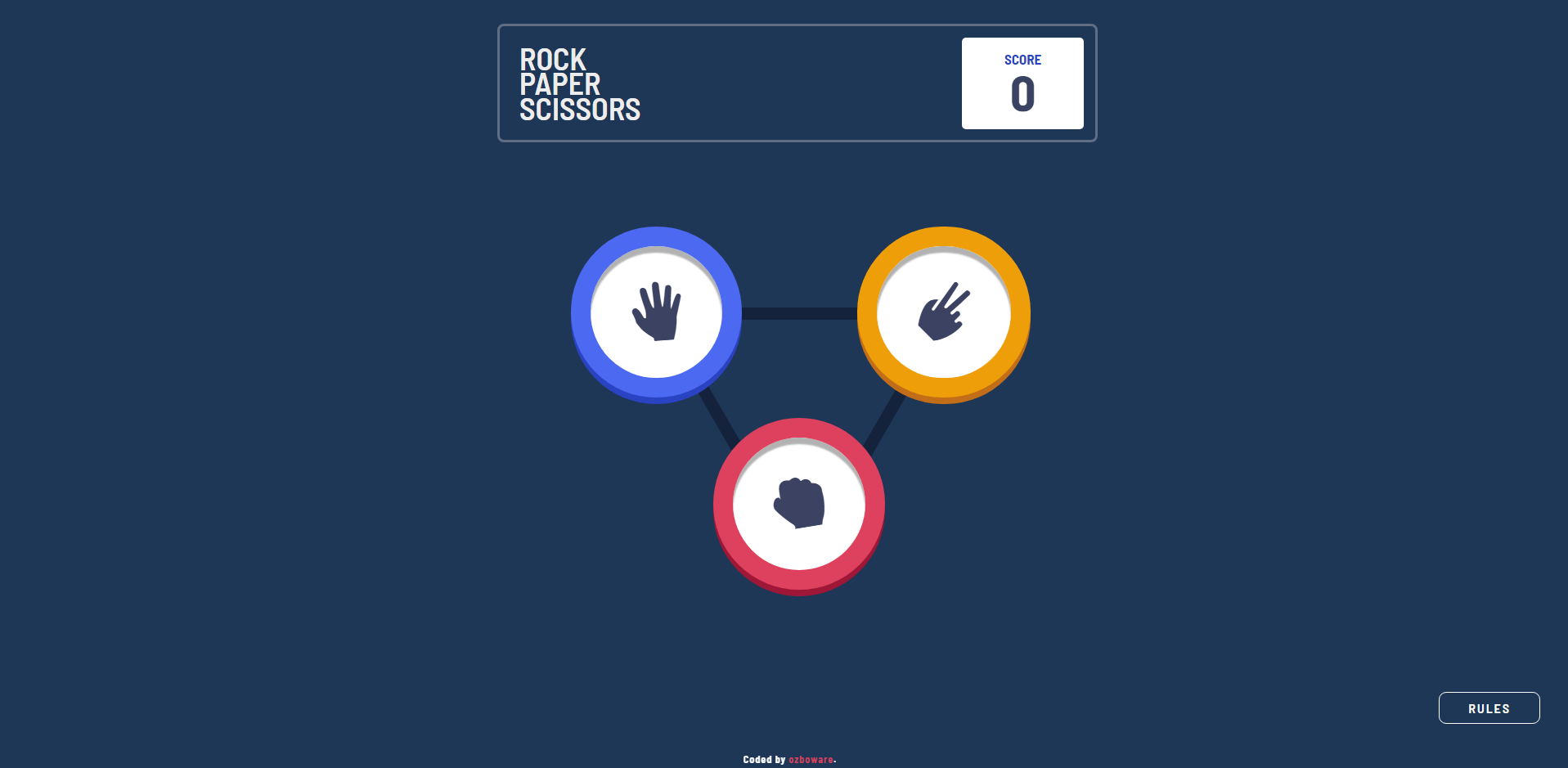 Javascript Rock Paper Scissors link