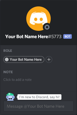 Bot Profile