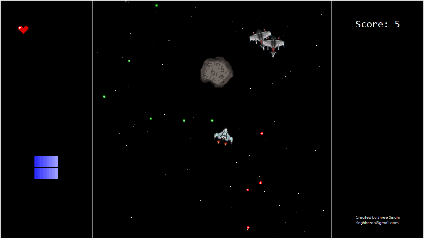 GitHub - ShreeSinghi/Space-Wars: A 2D shooter game in Python · GitHub