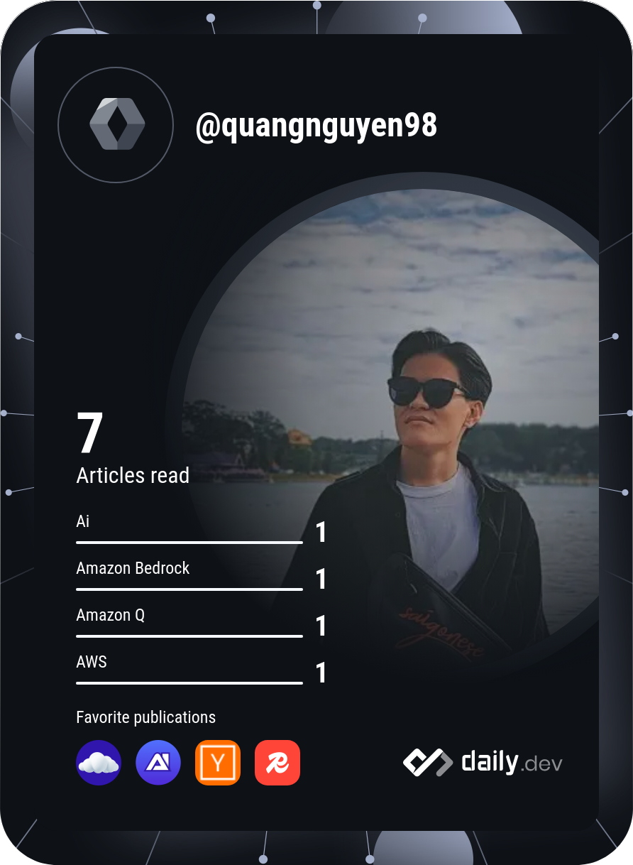 Quang Nguyen's Dev Card