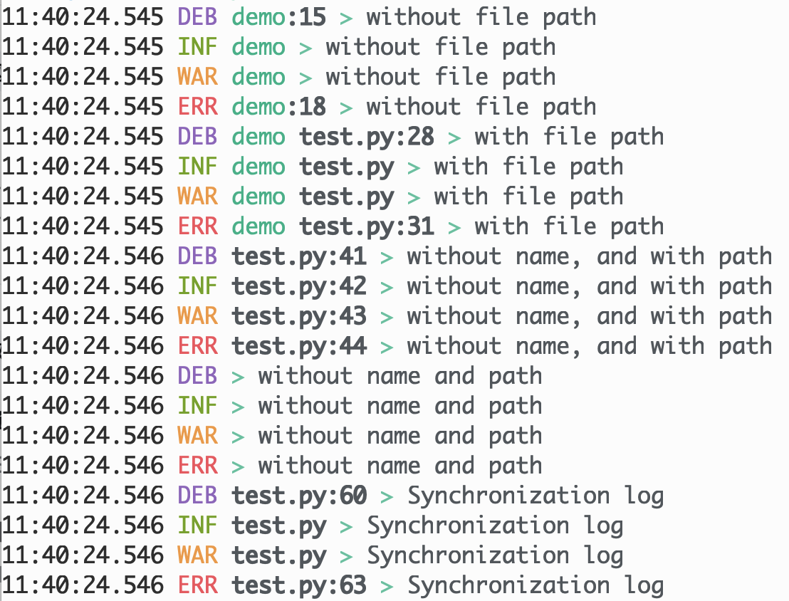 GitHub - thep0y/python-logger: Colorful logger for python3