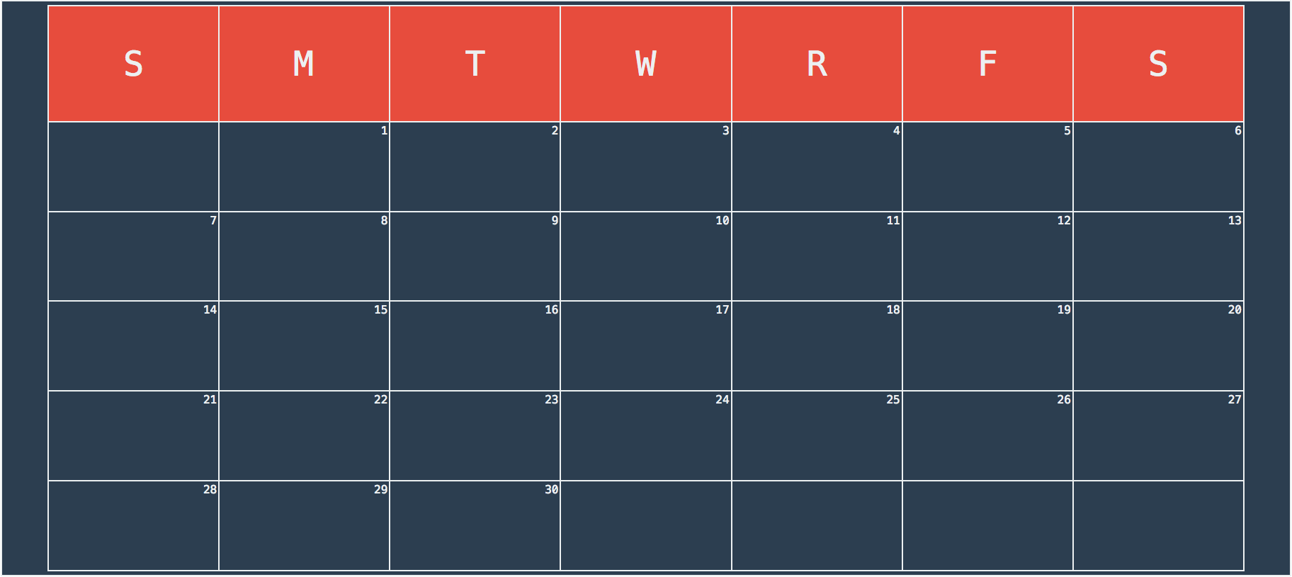 Calendar