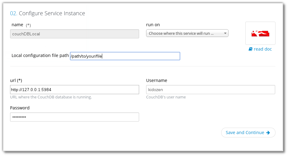 config example