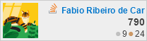 profile for Fabio Ribeiro de Carvalho at Stack Overflow, Q&A for professional and enthusiast programmers