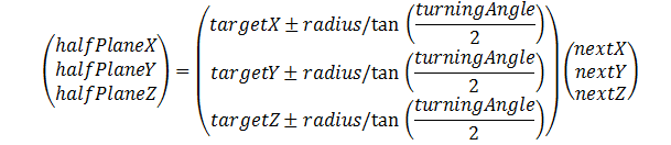 Half Plane equation