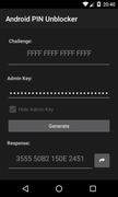 Admin keys shared to the App cannot be unhidden.