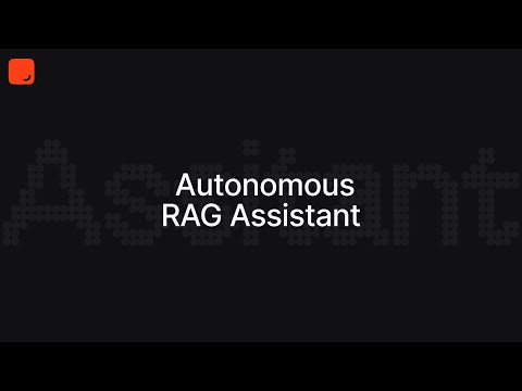 Autonomous RAG