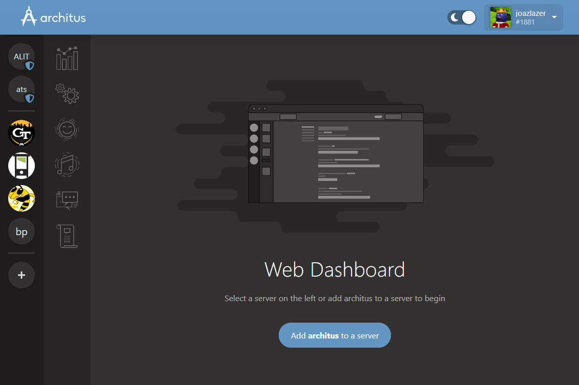 Web dashboard