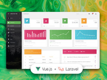 Vue Material Dashboard Laravel