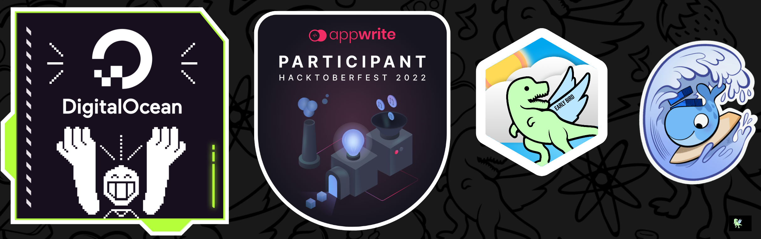 @vrajbharambe's Holopin board