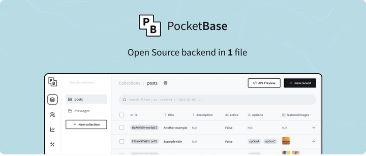 PocketBase - open source backend in 1 file