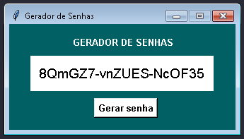 gerador de senhas