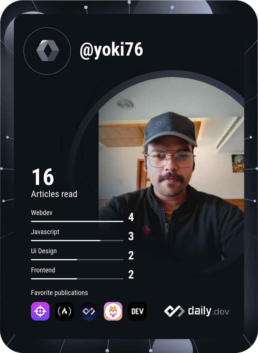 Akshay Ashok's Dev Card