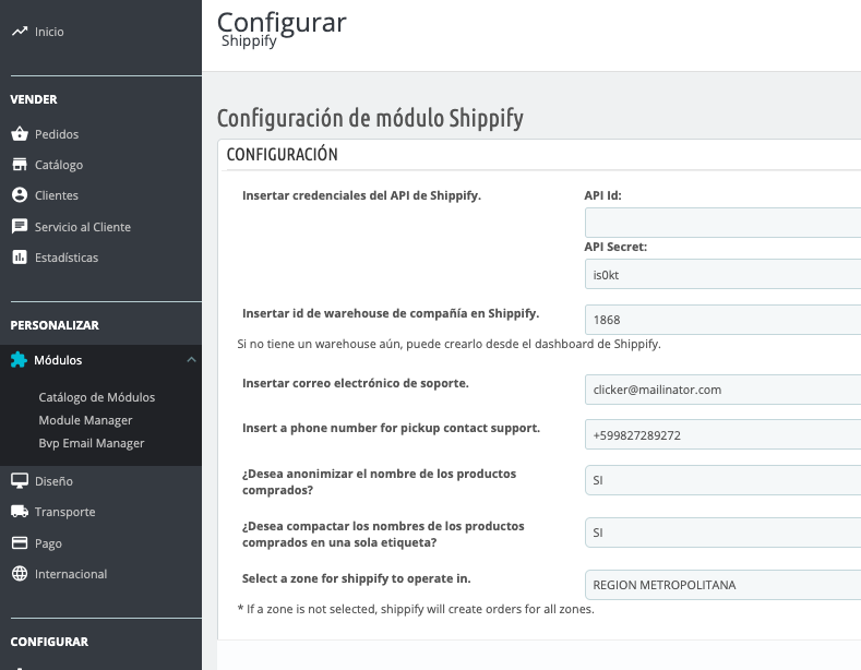 Module Configurations