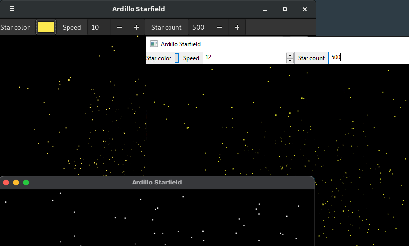 Ardillo Starfield