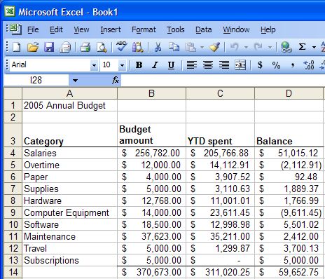 excel