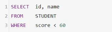 SQL代码示例