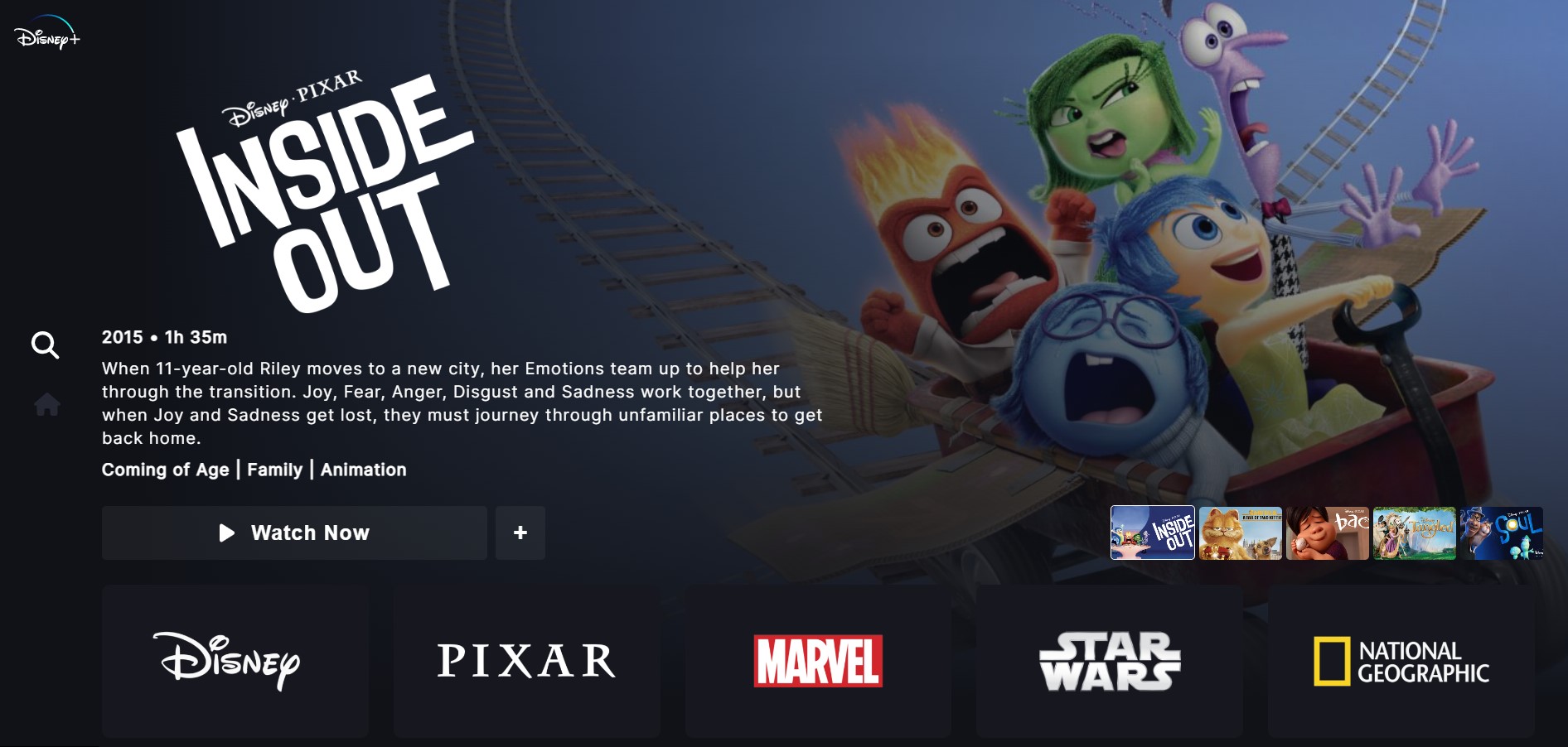 DisneyPlus-clone homepage