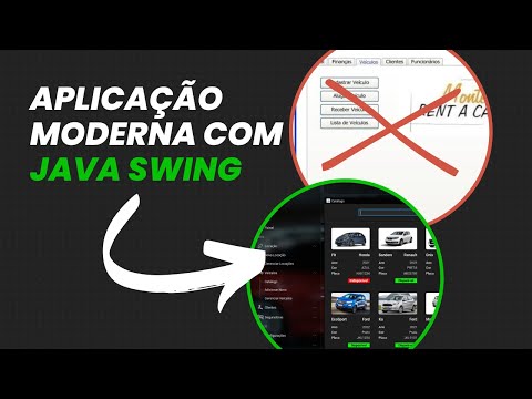 Vídeo da Locadora de Veículos em Java Swing