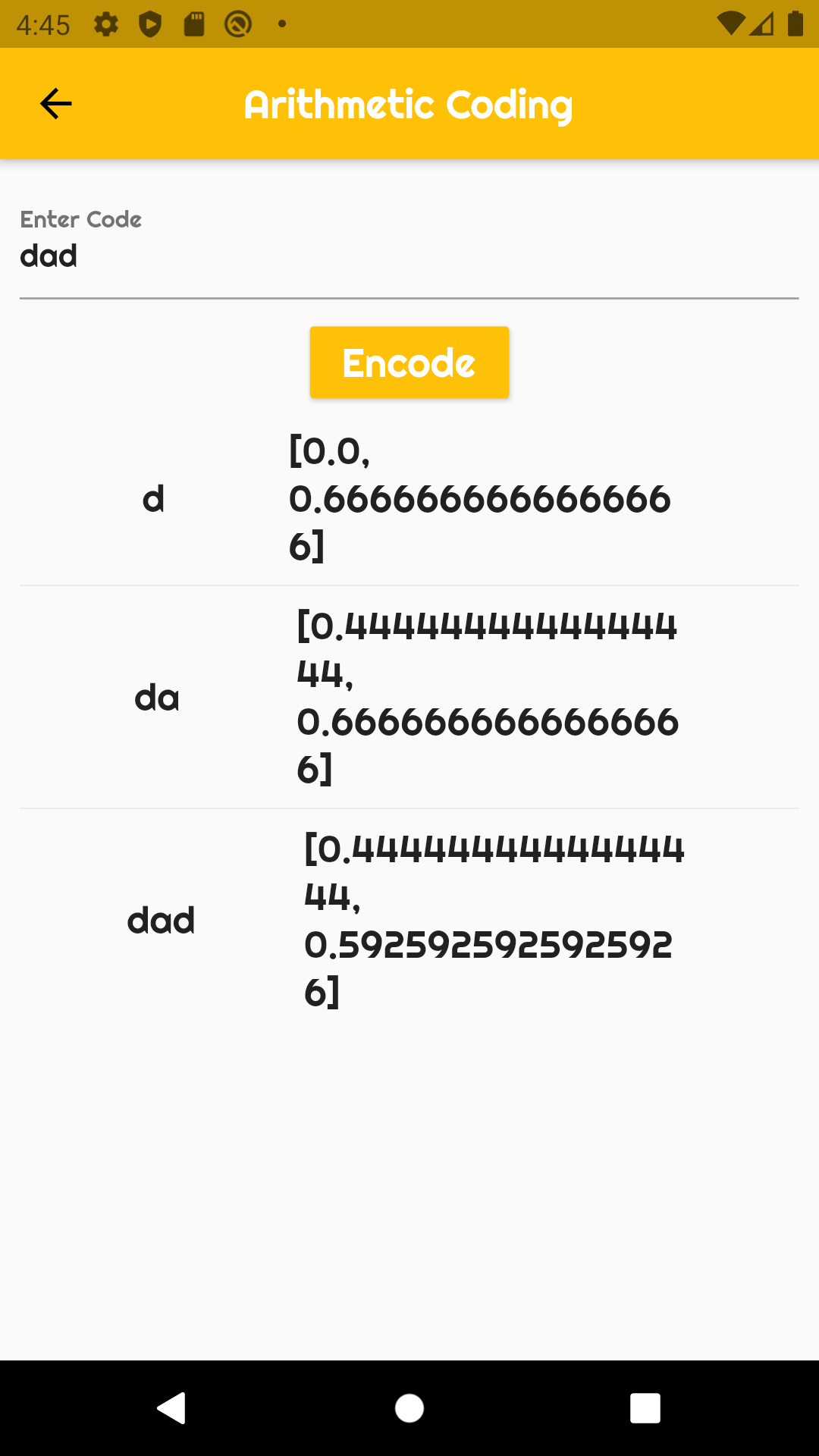 Arithmetic-Coding