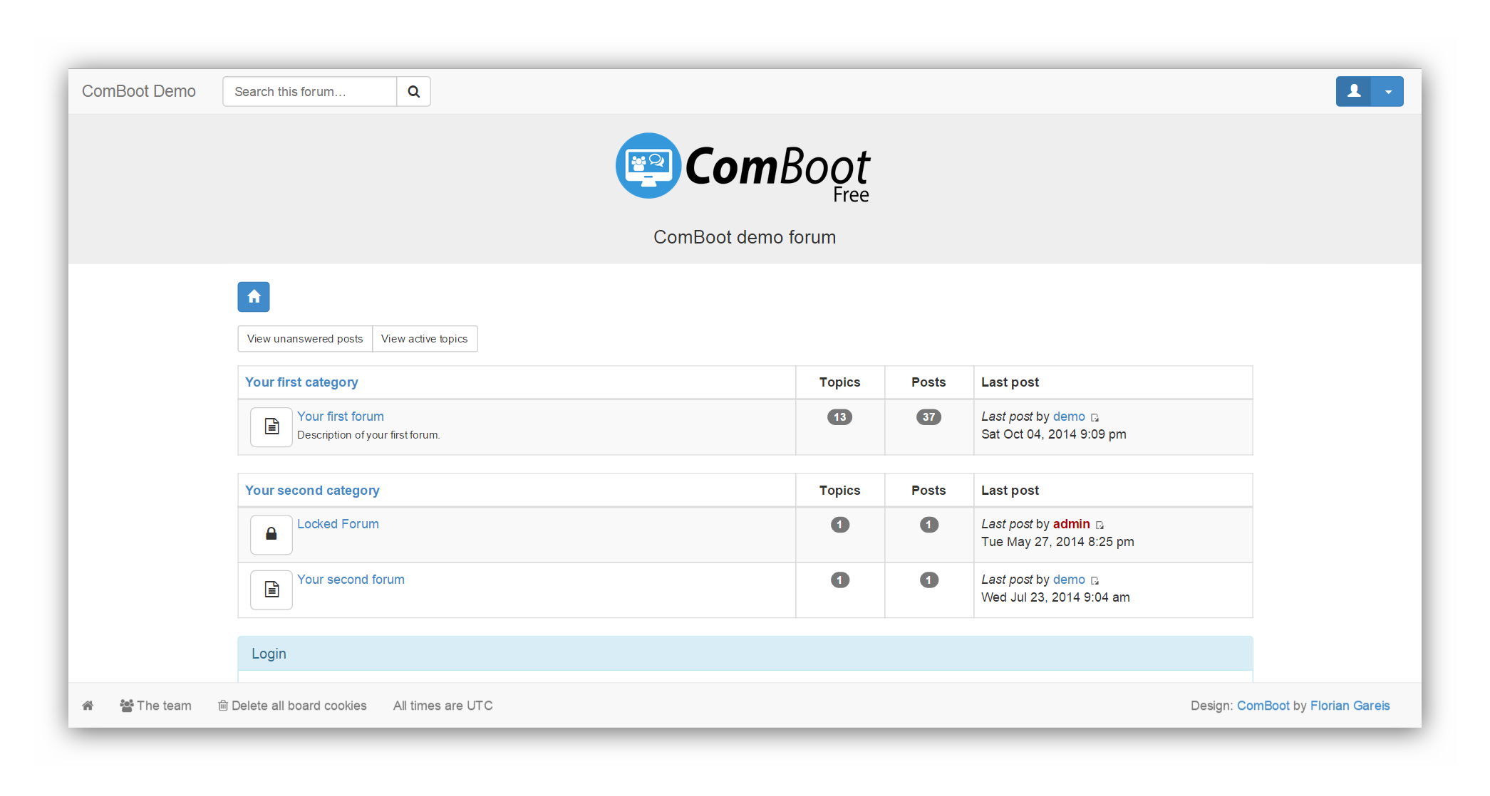 ComBoot Index