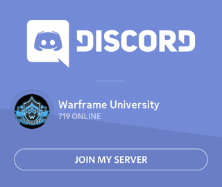 Get on Discord, and learn about Warframe