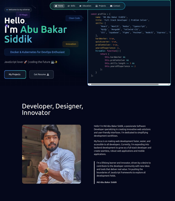 GitHub - siddik-official/portfolio-siddik · GitHub