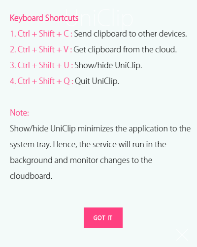 Keyboard Shortcuts