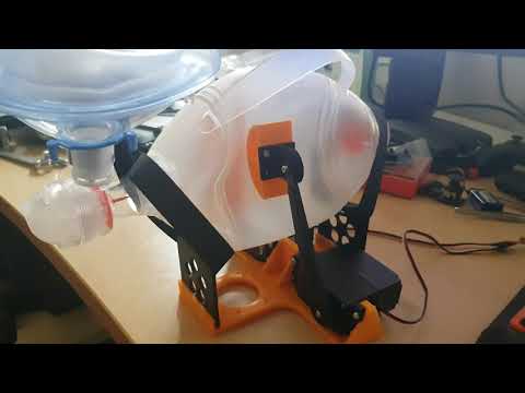 DIY ventilator - 1st time running test