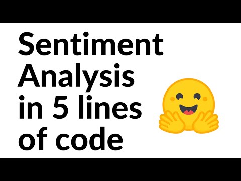 Sentiment Analysis with HuggingFace Transformers Pipeline with 5 Lines of Python code 