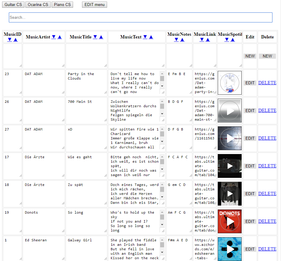 Music Chord Manager Screenshot