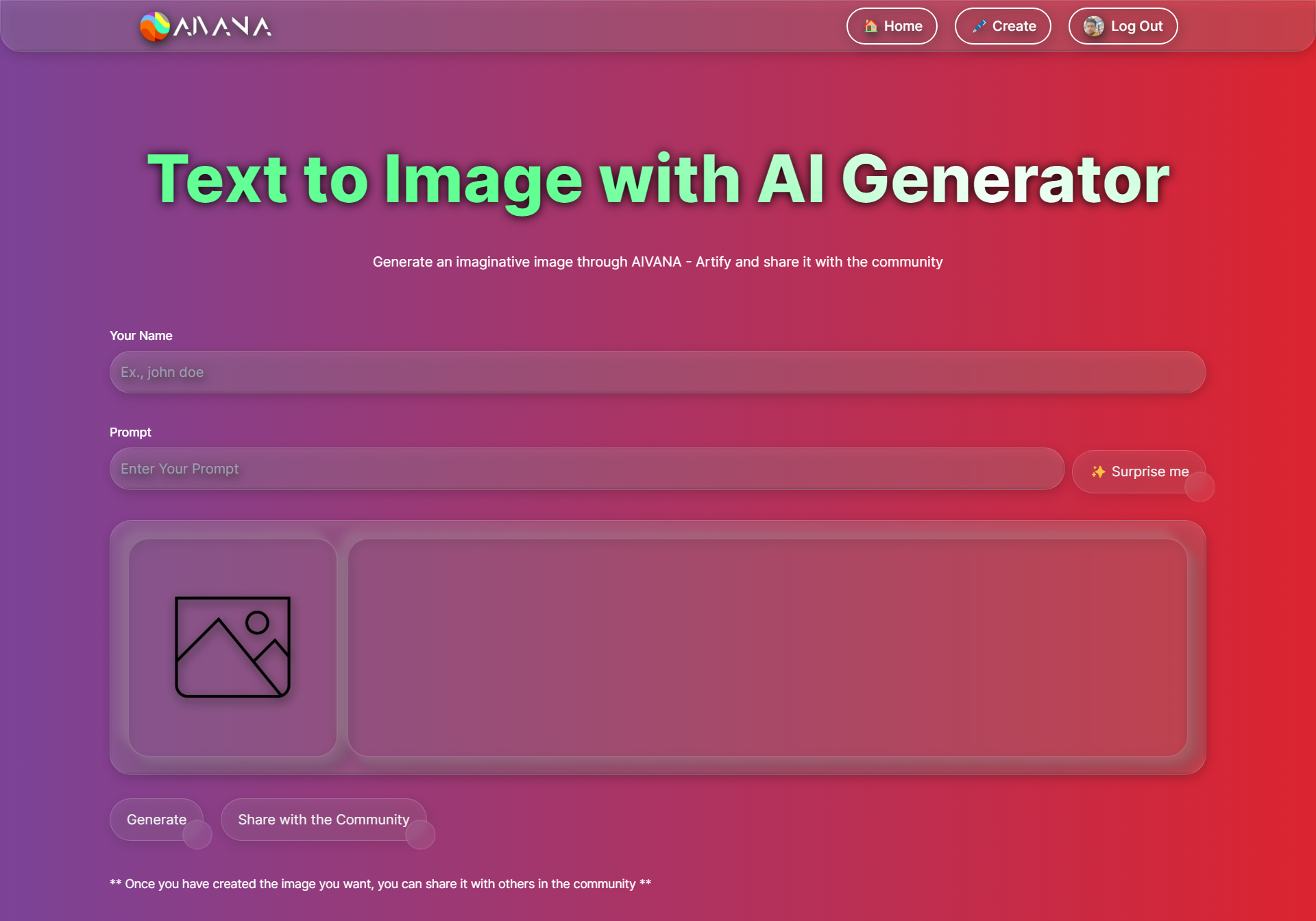 Image Generation App