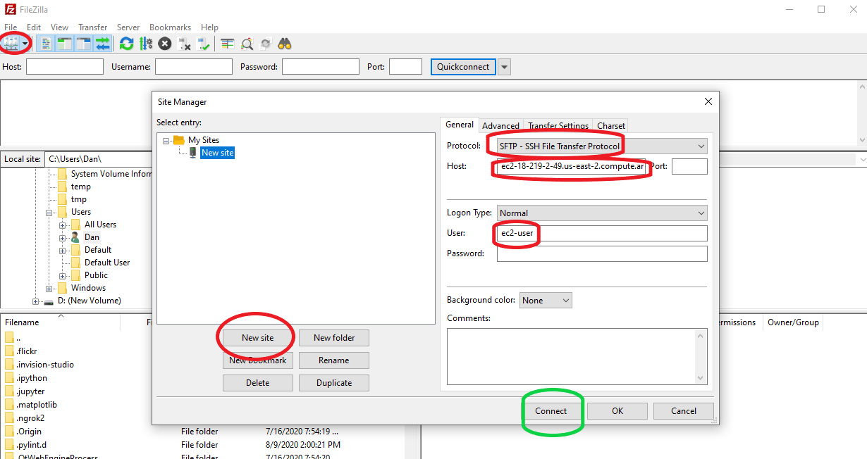 FileZilla Connect