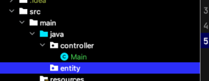 Project structure with two packages