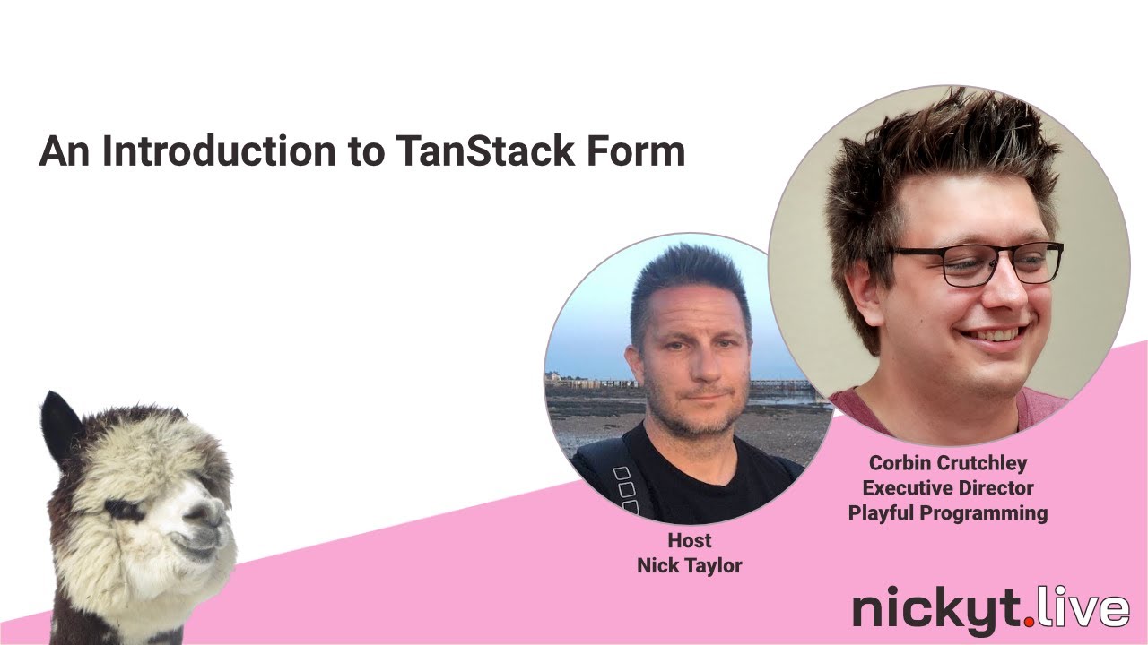 An Introduction to TanStack Form - Tue, Apr 22, 02:30 PM UTC