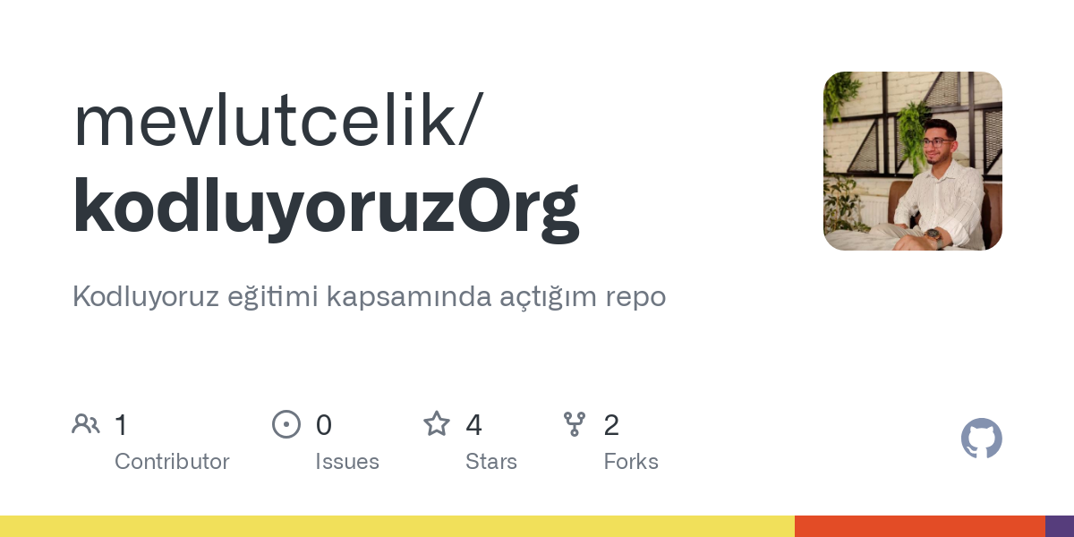 Mevlüt Çelik (mevlutcelik) | Repo Overview