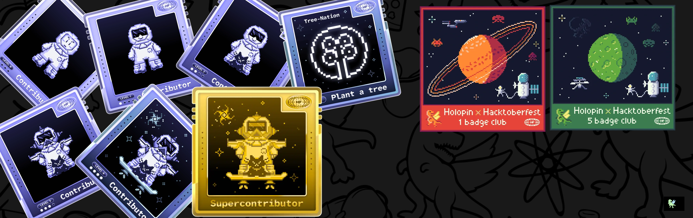 An image of @kendrickw's Holopin badges, which is a link to view their full Holopin profile