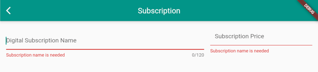 TextFormField validator misaligned