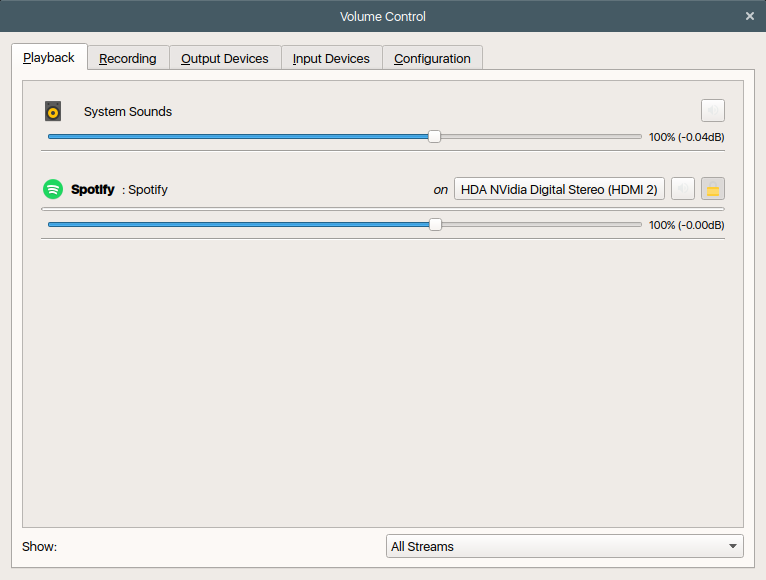 Audio channels