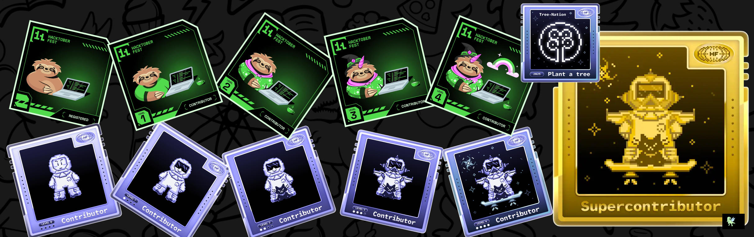 An image of @raman976's Holopin badges, which is a link to view their full Holopin profile