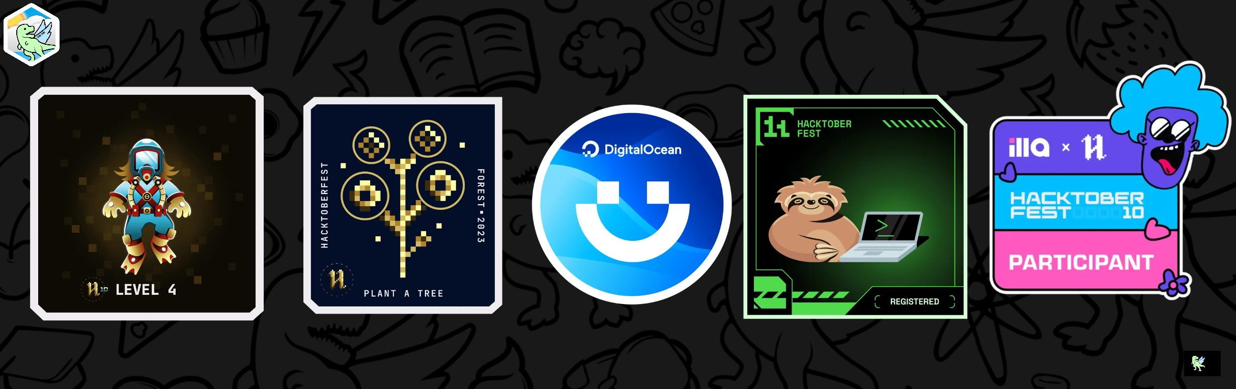 An image of @avishek8136's Holopin badges, which is a link to view their full Holopin profile