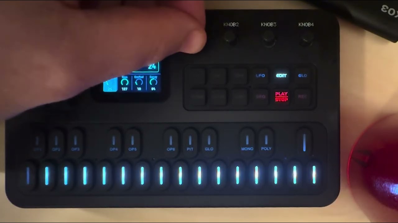 X0X running on the FM-1 (watch on YouTube)