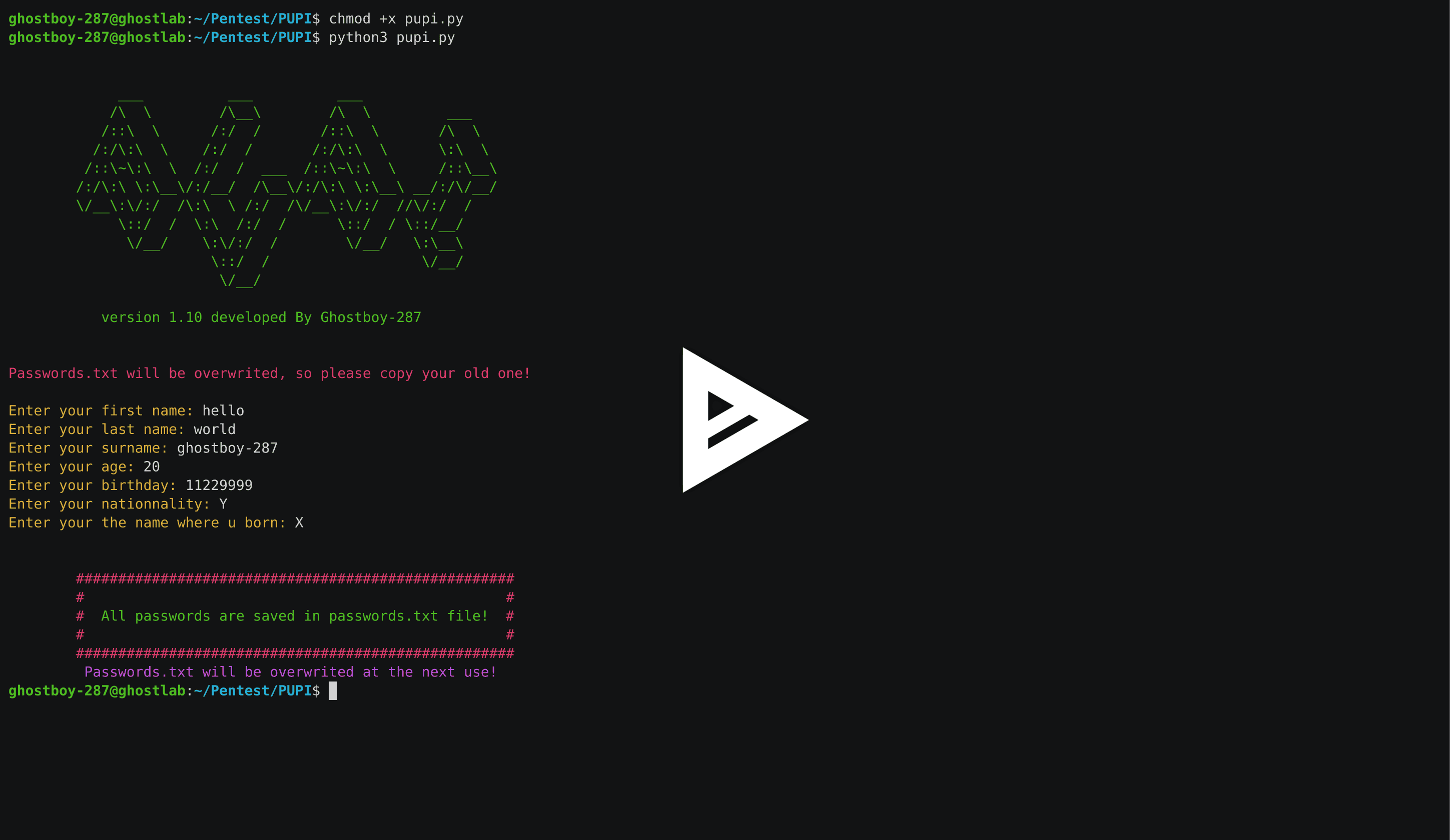 asciicast