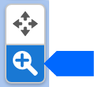 Navigation toolbar zoom selector