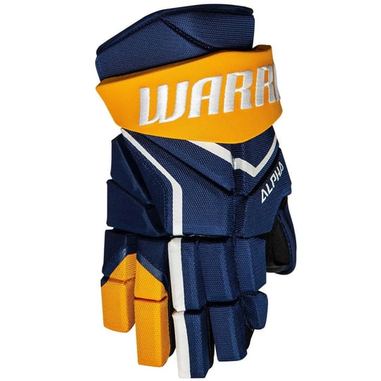 warrior-lx2-max-junior-hockey-gloves-in-navy-sport-gold-size-10in-1