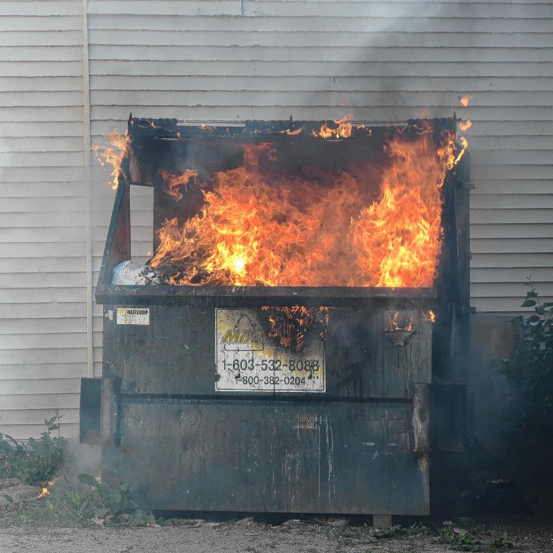 dumpster fire