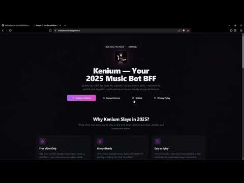 Kenium Tutorial - Click to watch on YouTube