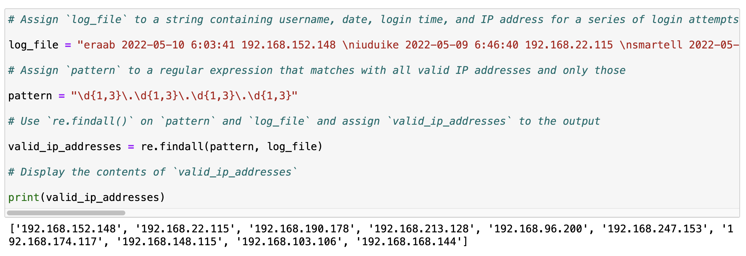 GitHub - eportillo3/expressions-for-patterns: In this lab, you'll write ...