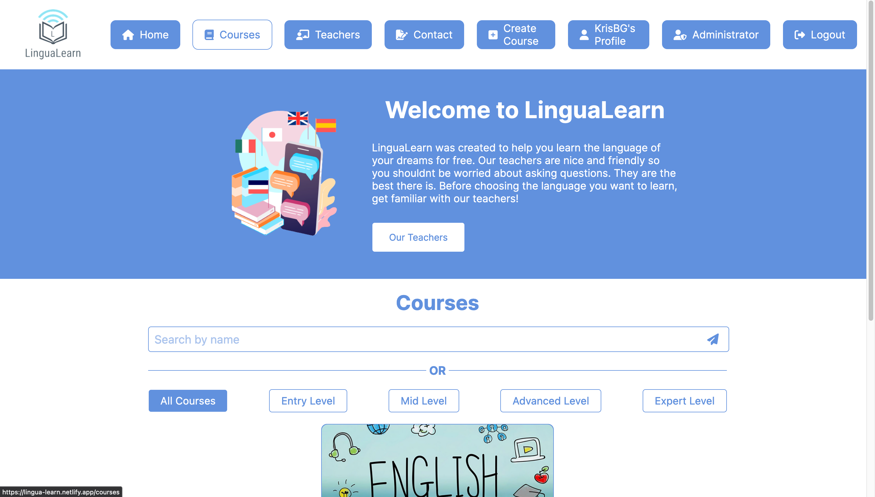 GitHub - kristiyanpts/LinguaLearn: LinguaLearn is an Angular CRUD ...