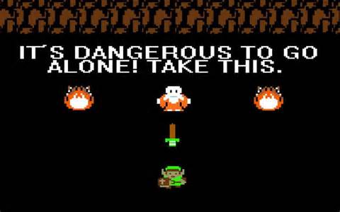 It's dangerous to go alone! (Share yours) Take this.